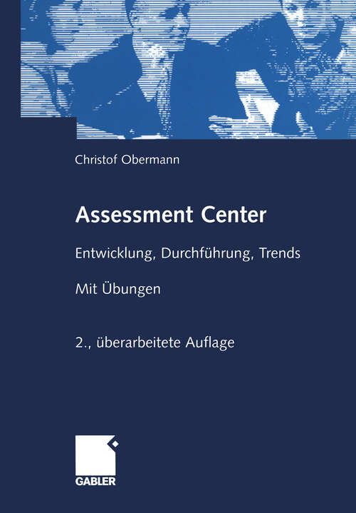 Book cover of Assessment Center (2. Aufl. 2002)