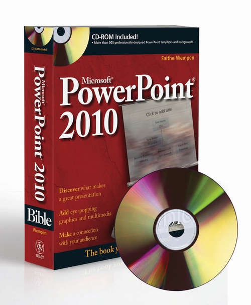 Book cover of PowerPoint 2010 Bible (3) (Bible #752)