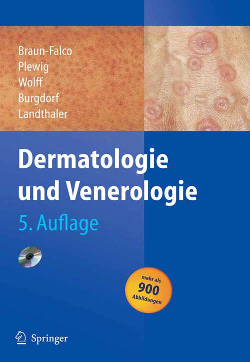 Book cover of Dermatologie und Venerologie (5. Aufl. 2005)