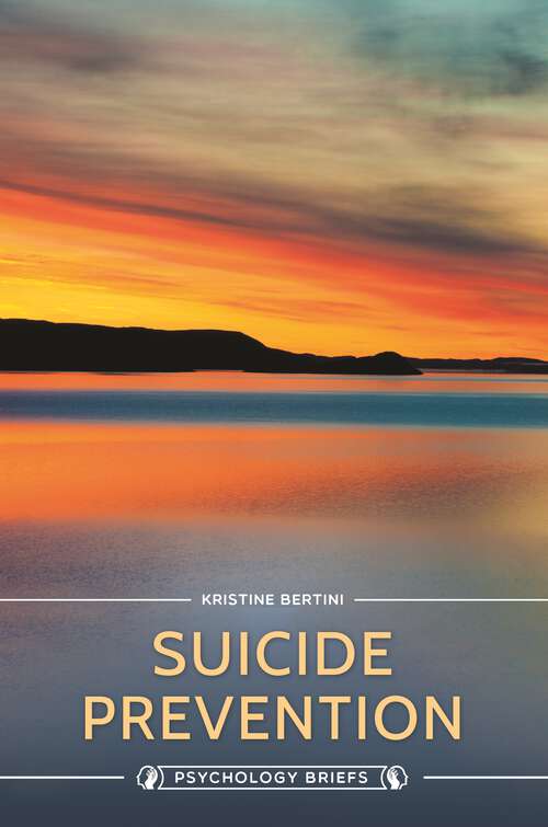 Book cover of Suicide Prevention (Psychology Briefs)