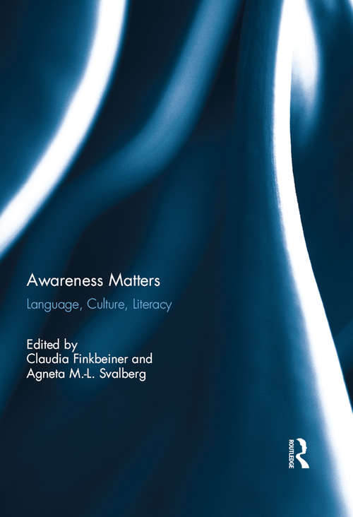 Book cover of Awareness Matters: Language, Culture, Literacy