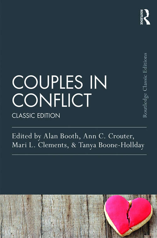 Book cover of Couples in Conflict: Classic Edition (Psychology Press & Routledge Classic Editions)