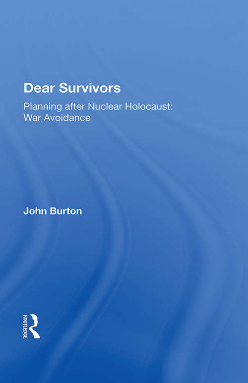 Book cover of Dear Survivors