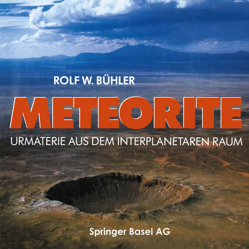 Book cover of Meteorite: Urmaterie aus dem interplanetaren Raum (1988)