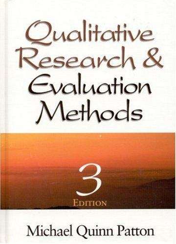 Book cover of Studyguide for Qualitative Research & Evaluation Methods (3rd edition) (PDF)