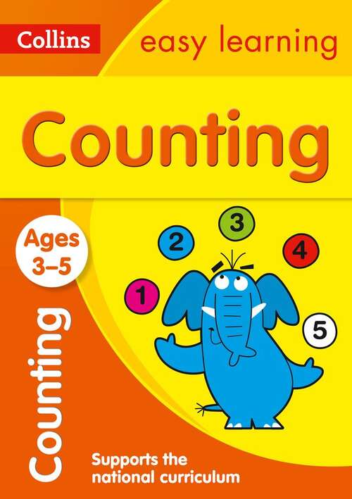 Book cover of Counting: Ages 3-5 (PDF) (Collins Easy Learning Preschool Ser.)