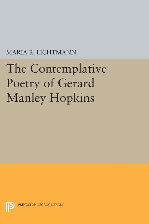 Book cover of The Contemplative Poetry of Gerard Manley Hopkins