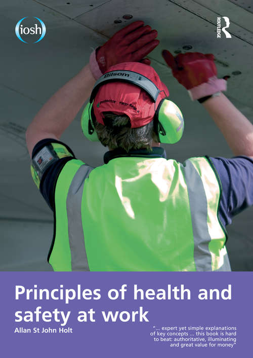 Book cover of Principles of Health and Safety at Work (8)
