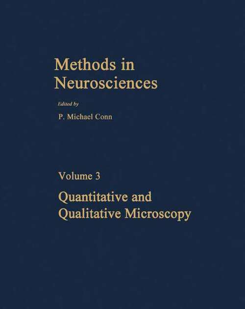 Book cover of Quantitative and Qualitative Microscopy