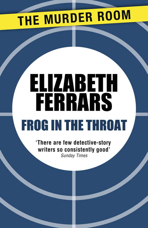 Book cover of Frog in the Throat (Virginia Freer)