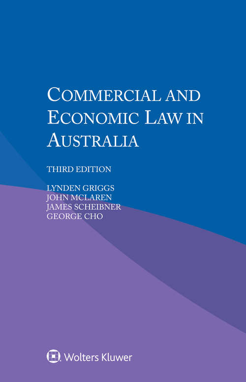 Book cover of Commercial and Economic Law in Australia (3)