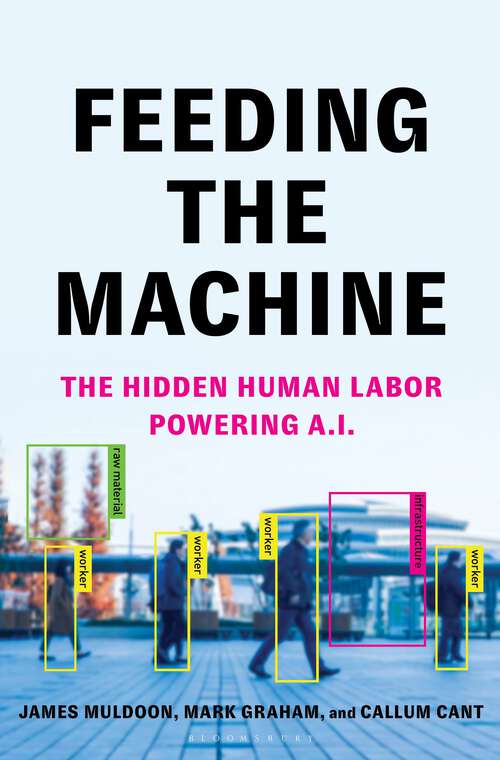 Book cover of Feeding the Machine: The Hidden Human Labor Powering A.I.