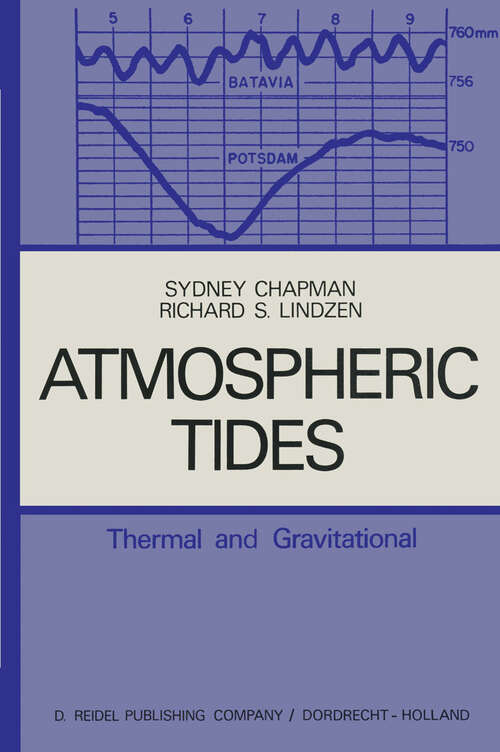 Book cover of Atmospheric Tides: Thermal and Gravitational (1970)