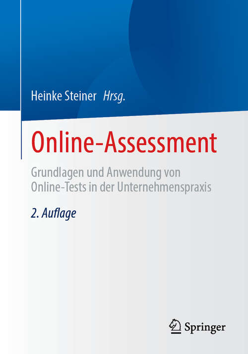 Book cover of Online-Assessment: Grundlagen und Anwendung von Online-Tests in der Unternehmenspraxis (2. Aufl. 2024)