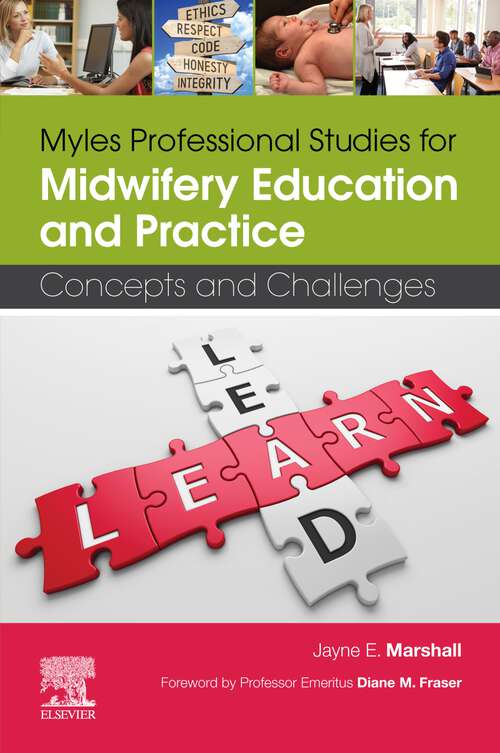 Book cover of Myles Professional Studies for Midwifery Education and Practice: Concepts and Challenges