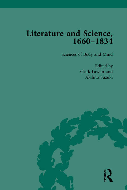 Book cover of Literature and Science, 1660-1834, Part I. Volume 2