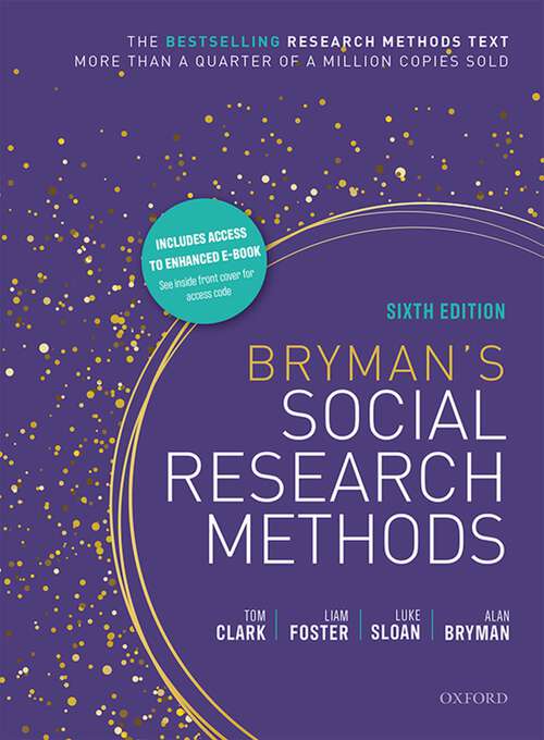 Book cover of Bryman's Social Research Methods