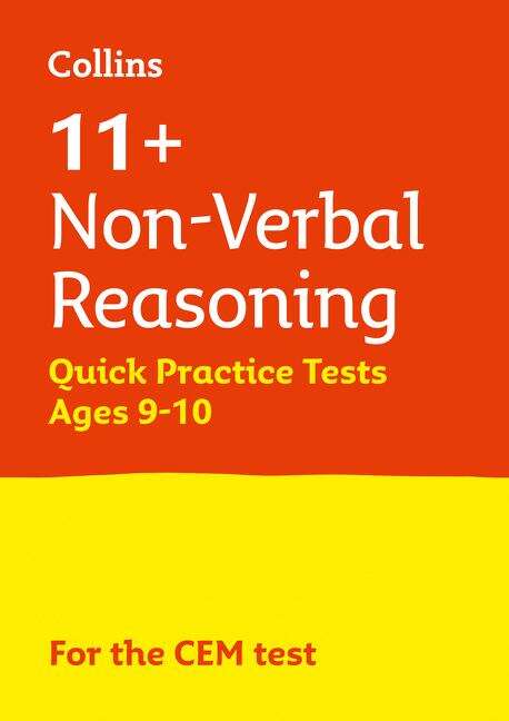 Book cover of Collins 11+ Practice - 11+ Non-verbal Reasoning Quick Practice Tests Age 9-10 (year 5): For The Cem Tests (PDF) (Collins 11+ Practice Ser.)
