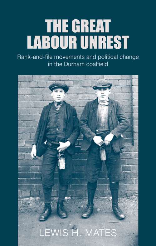 Book cover of The great Labour unrest: Rank-and-file movements and political change in the Durham coalfield