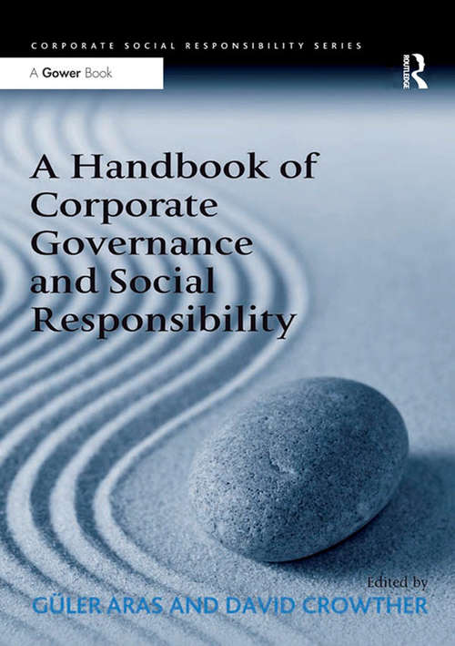 Book cover of A Handbook of Corporate Governance and Social Responsibility (Corporate Social Responsibility)
