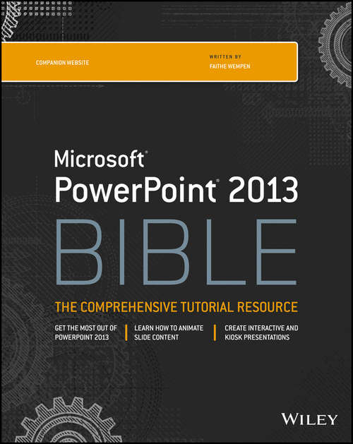 Book cover of PowerPoint 2013 Bible (4) (Bible #810)