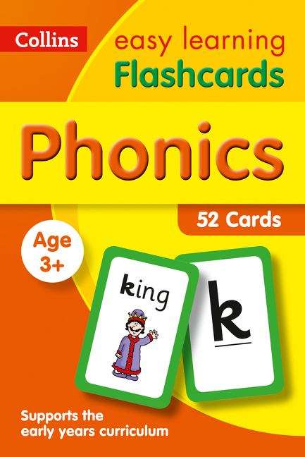 Book cover of Phonics Flashcards 3+ (Collins Easy Learning Preschool Ser.) (PDF)