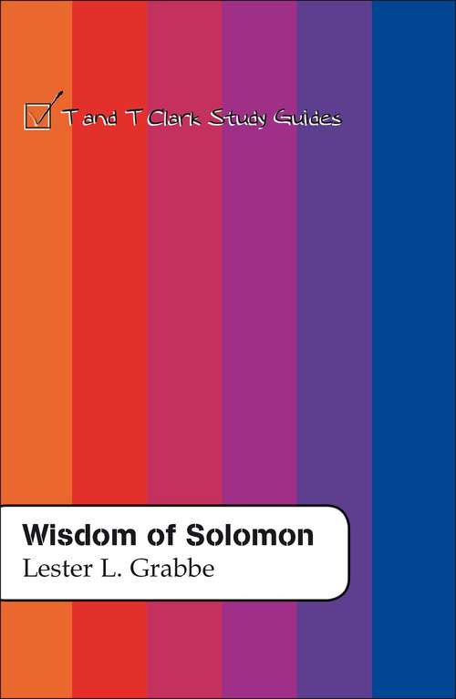 Book cover of Wisdom of Solomon