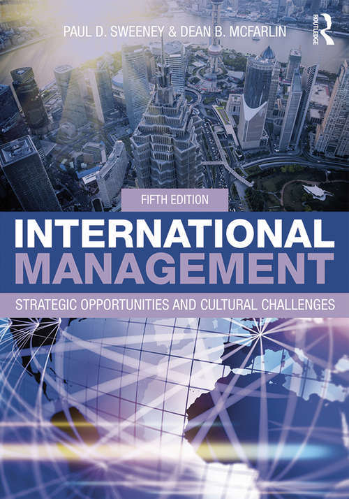 Book cover of International Management: Strategic Opportunities and Cultural Challenges