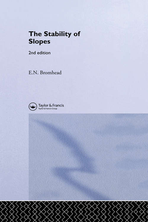 Book cover of The Stability of Slopes (2)