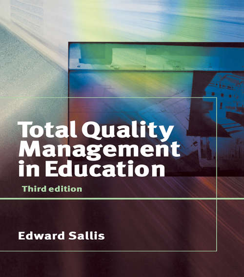 Book cover of Total Quality Management in Education (3)