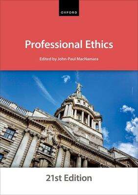 Book cover of Professional Ethics: (pdf) (21)