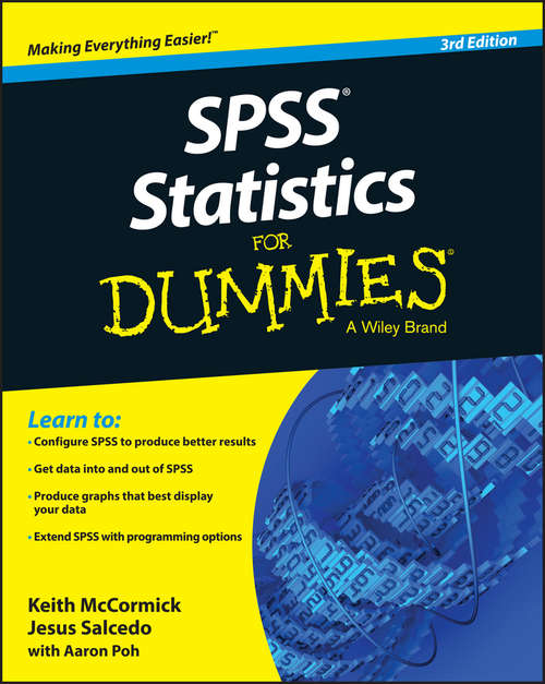 Book cover of SPSS Statistics for Dummies (3)