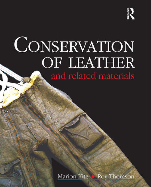 Book cover of Conservation of Leather and Related Materials