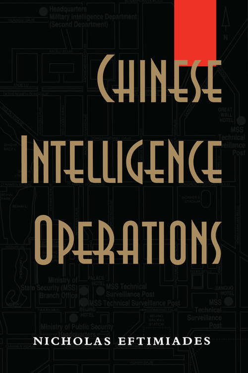 Book cover of Chinese Intelligence Operations: Espionage Damage Assessment Branch, US Defence Intelligence Agency