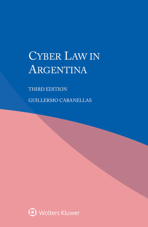 Book cover of Cyber Law in Argentina (3)