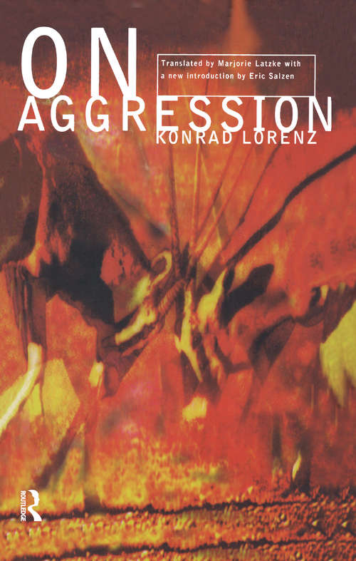 Book cover of On Aggression (2)