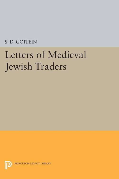 Book cover of Letters of Medieval Jewish Traders