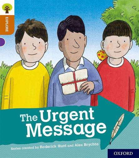 Book cover of Explore with Biff, Chip and Kipper, Level 8: The Urgent Message (PDF)