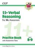 Book cover of New 11+ GL Verbal Reasoning Practice Book & Assessment Tests - Ages 8-9 (with Online Edition) (PDF)