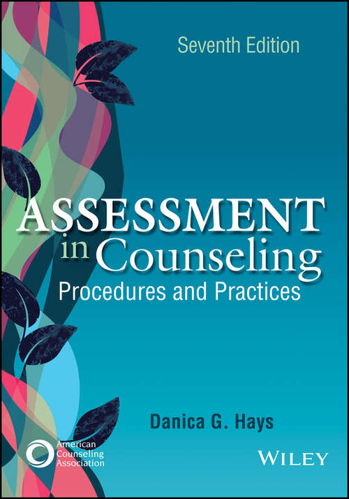 Book cover of Assessment in Counseling: Procedures and Practices