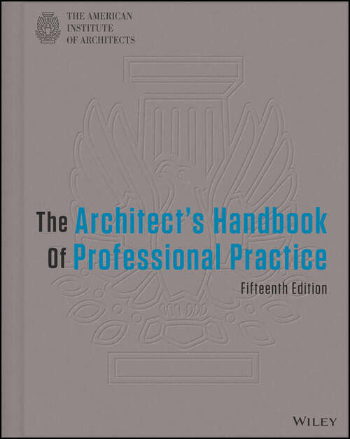 Book cover of The Architect's Handbook of Professional Practice (15)