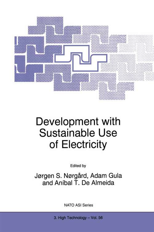 Book cover of Development with Sustainable Use of Electricity (1998) (NATO Science Partnership Subseries: 3 #56)
