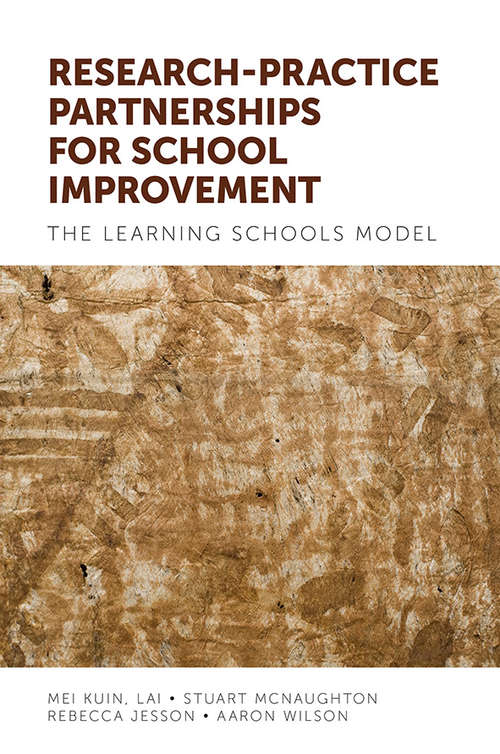 Book cover of Research-practice Partnerships for School Improvement: The Learning Schools Model