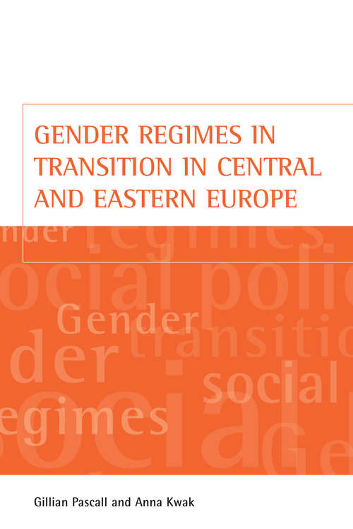 Book cover of Gender regimes in transition in Central and Eastern Europe