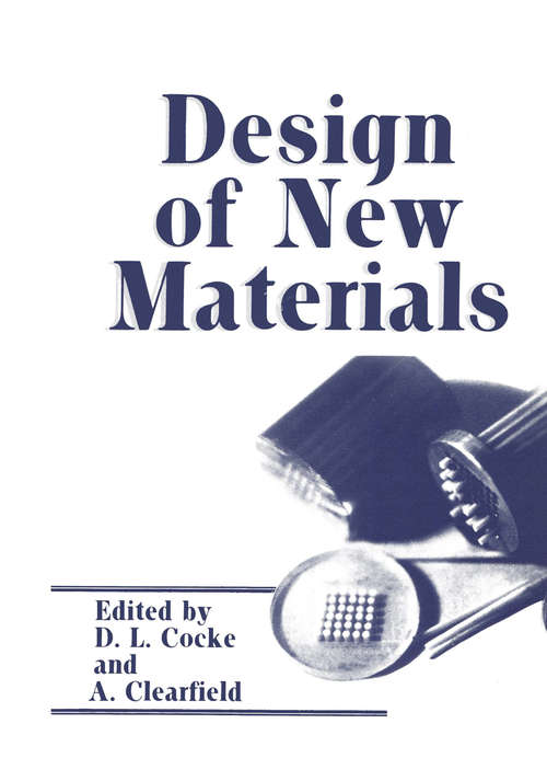 Book cover of Design of New Materials (1987)