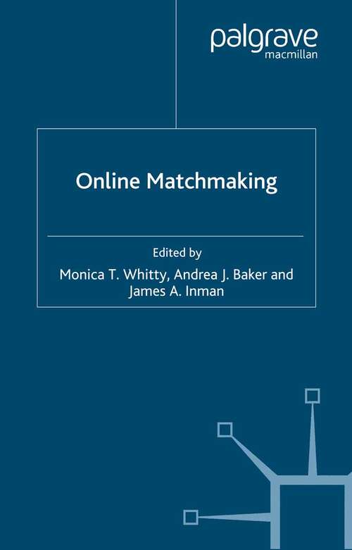 Book cover of Online Matchmaking (2007)