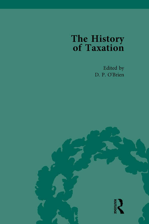 Book cover of The History of Taxation Vol 2