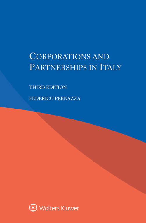 Book cover of Corporations and Partnerships in Italy (3)