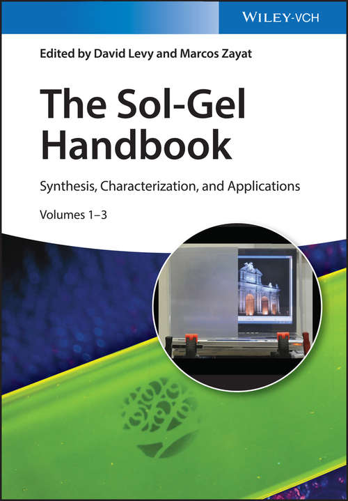 Book cover of The Sol-Gel Handbook: Synthesis, Characterization, and Applications