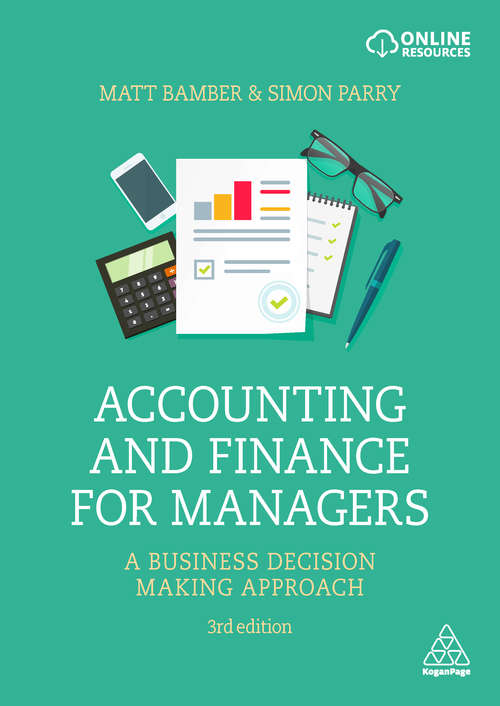 Book cover of Accounting and Finance for Managers: A Business Decision Making Approach (3)